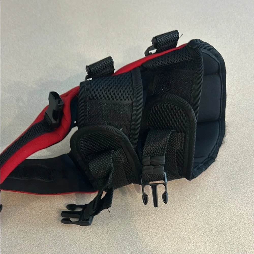 Red Dog Life Jacket with Reflective Straps